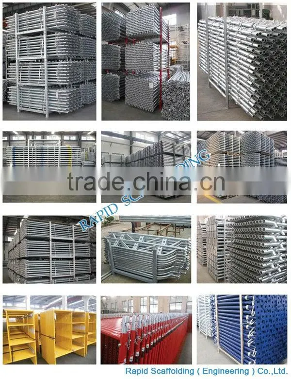 Powder coated shoring props