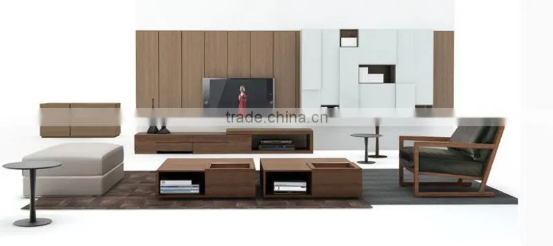 2016 new collection oak North European style Mordern TV stand