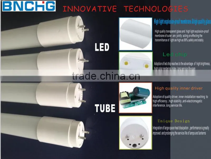 18W 1.2m t8 led tube light 3000k replace of inductance ballast