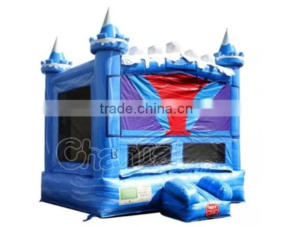 China hot frozen inflatable jumping castle, inflatable frozen bouncy castle for sale
