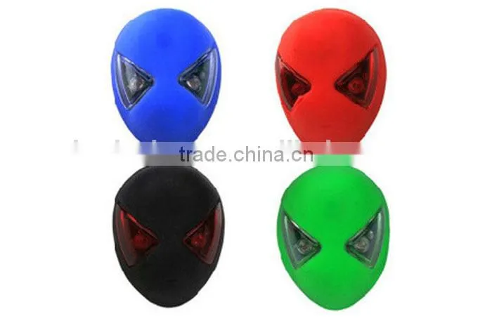 Bicycle USB plug-in spider-man taillight warning light