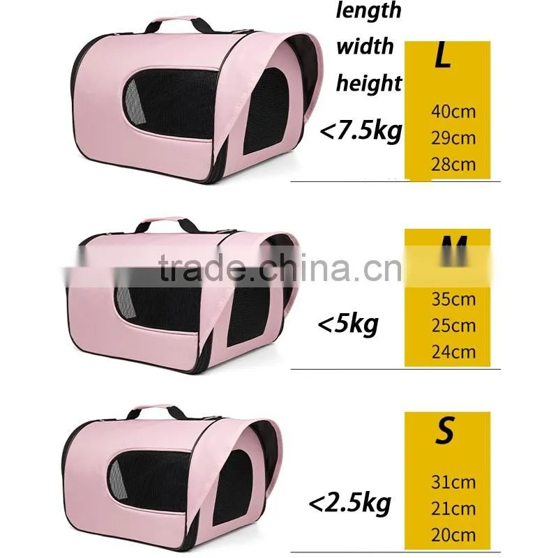 Oxford Soft Sided Airline Approved Cat Dog Pet Travel Dog Bag Pet Carrier Bag