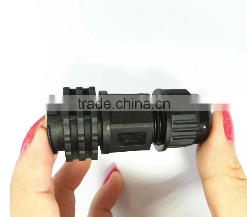9pin IP67 waterproof connector ,Chogori high quality Nylon connector for solar,led,power