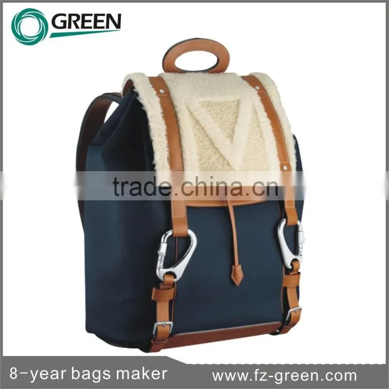 Canvas Material 2015 Wholesale School backpack bag