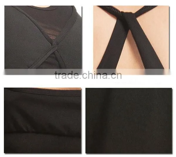 fitness balck Yoga suit, bodybuliding suit for women