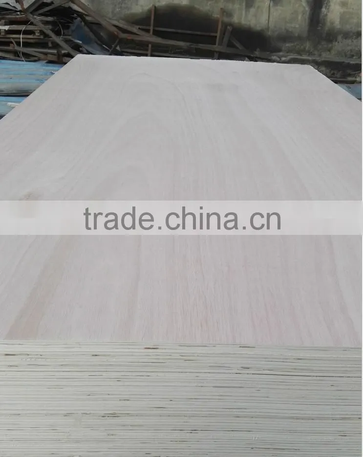 wood grain color melamine paper coated plywood for decorate