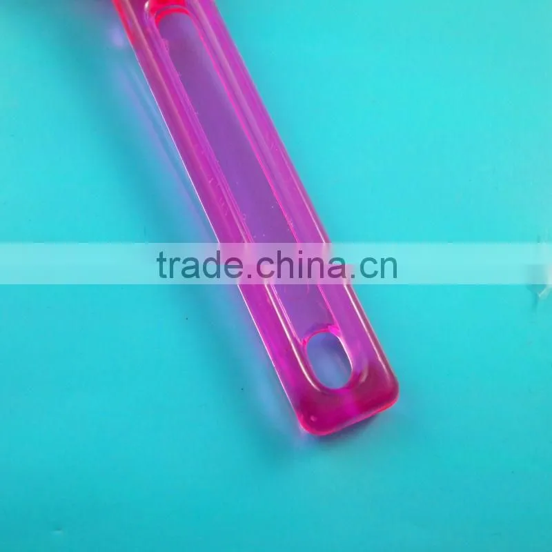 Torch shaped colorful plastic foot file