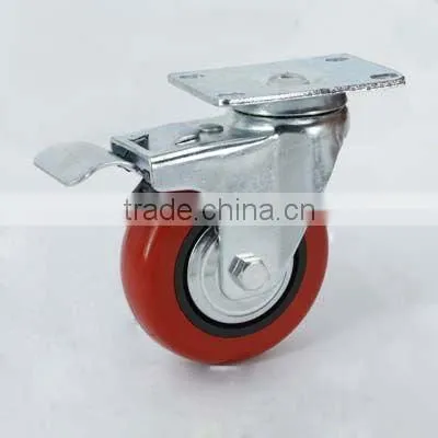 4'' Fixed PP caster with double ball bearing