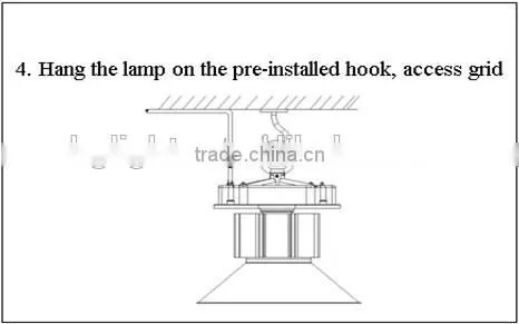 day white 4500K LED high bay light Cree XML & Meanwell driver