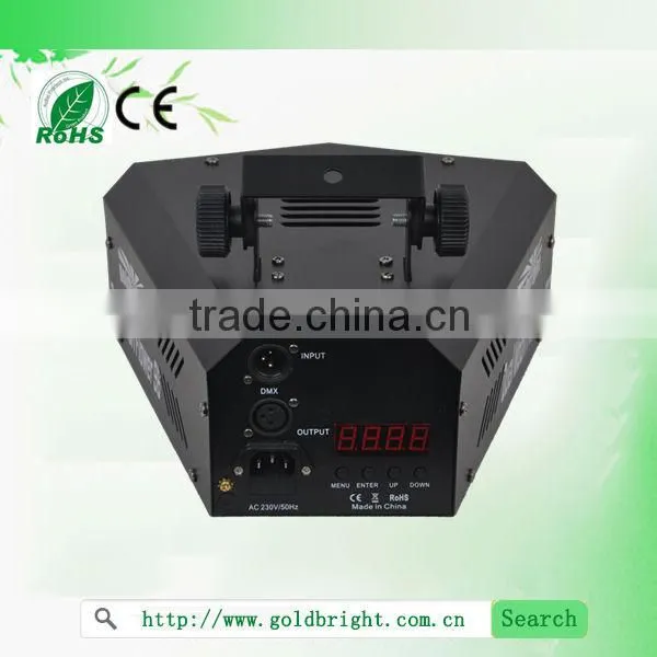3w dual moon flower dmx dj club light stage sharp beam light