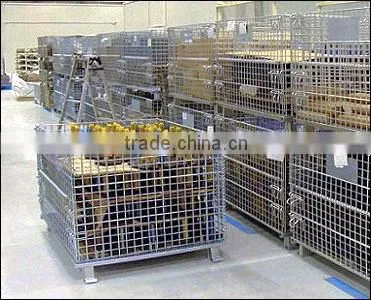 Collapsible Wire Mesh Conainer