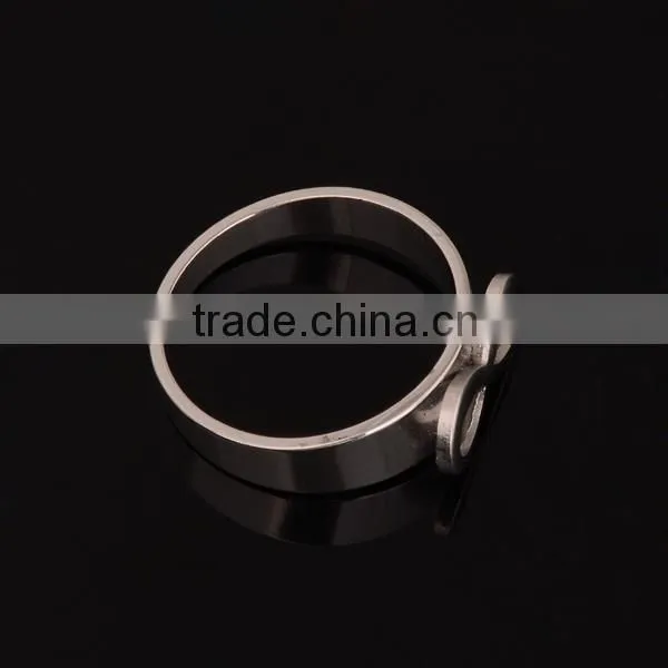 Latest Designs Beautiful Stainless Steel Ring for Teenage Girls
