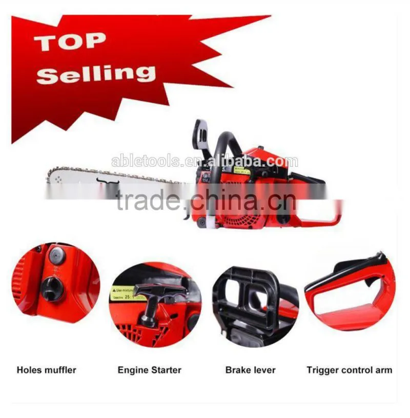 Small garden tools low emission gas chainsaw 1HP/2.1HP
