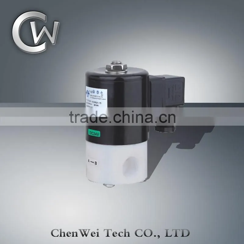 Solenoid Valve-Corrosion-Proof PTFE Solenoid Valve for Aggressive Fluid, Acid, Alkal, Oxidant