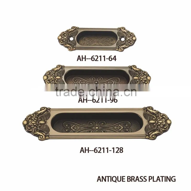 High quality zinc alloy furniture hidden door knob, flush door knob