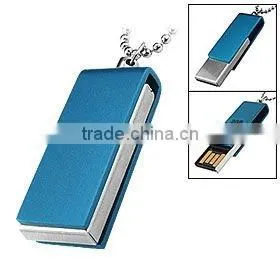 8GB Metal USB Flash Drive Swivel Free Engaving logo