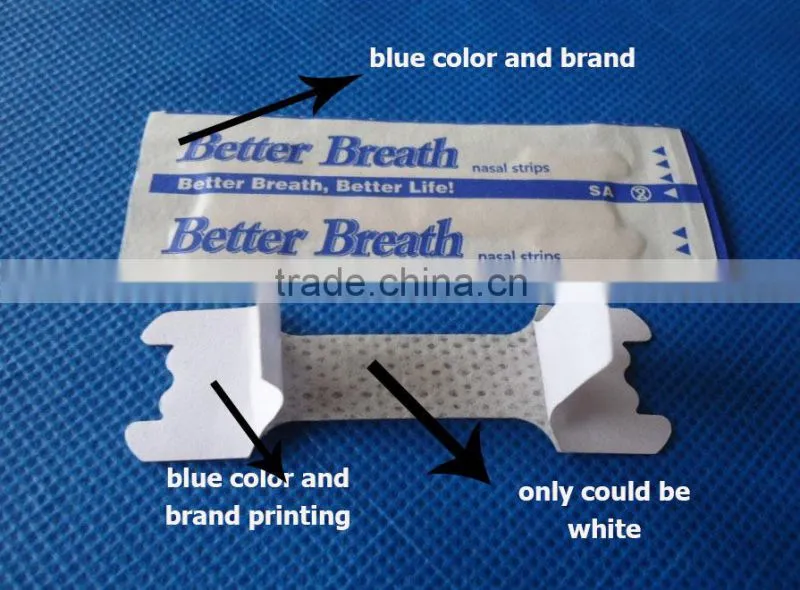 2015 free sample New Arrival better breathing nasal strips