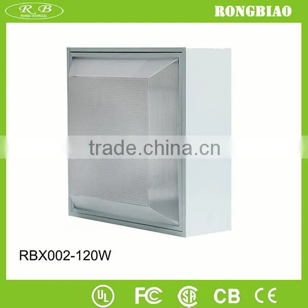 CE Approved Recessed 5000K 85-277V Die-casting Aluminum Housing Polycarbonate Cover 120W Super Bright Garage Shop Lights