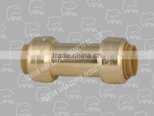 251-13 brass to stainless connecting fitting (PUSH FITTING BRASS OV CHECK VALVE (PUSH X PUSH))