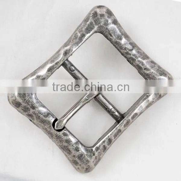 Nickel antique coat belt pin metal buckle