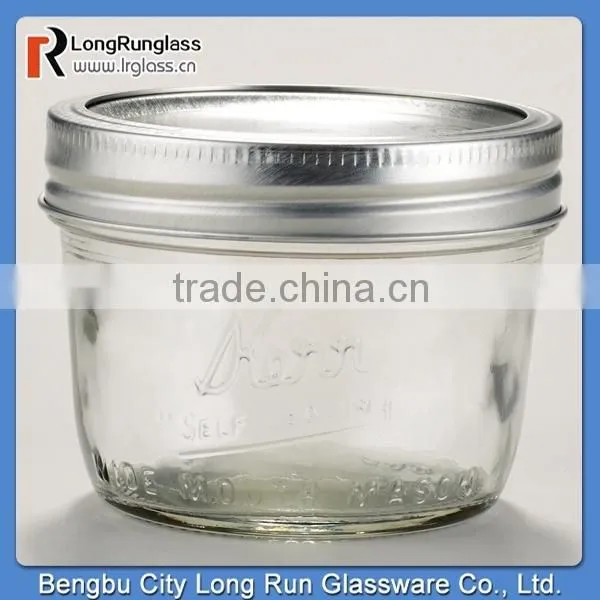 LongRun 1gal Glass Storage Jar with Aluminum Lid Old Fashioned Glass Holder