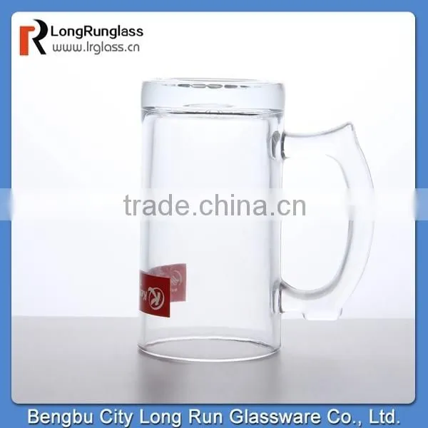 LongRun 370ml wholesale round bottom custom sprinting heavy beer mug