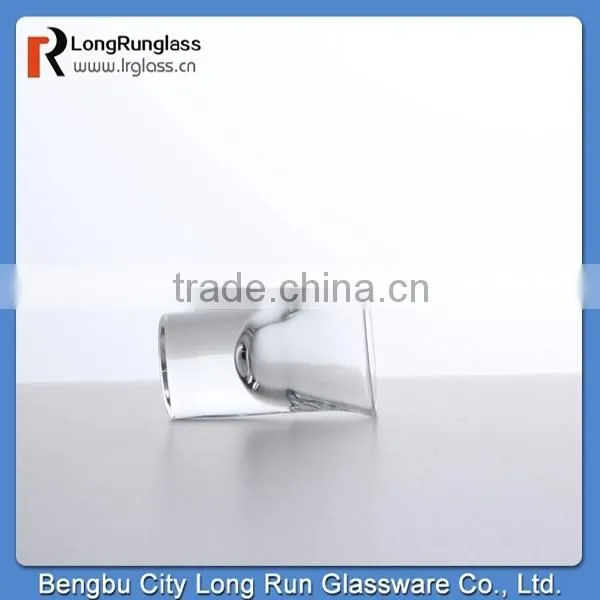 LongRun 0.4oz high quality heavy base crystal shot glass,wholesale