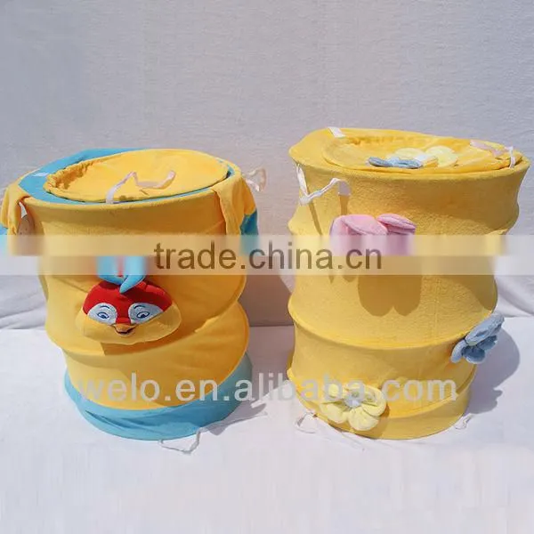 Animal Folding fabric laundry hamper