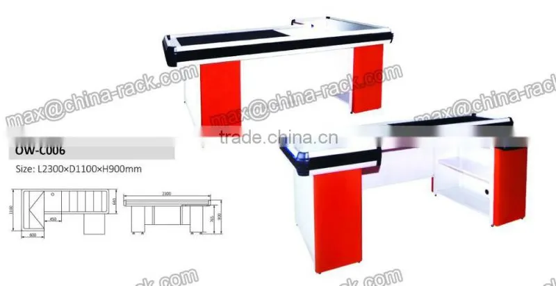 Popular Automatic Electric Supermarket Checkout Counter