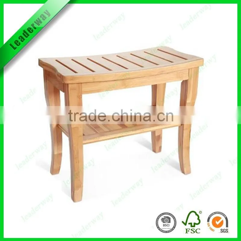 Classic bamboo china bathroom accessory 4 piece set