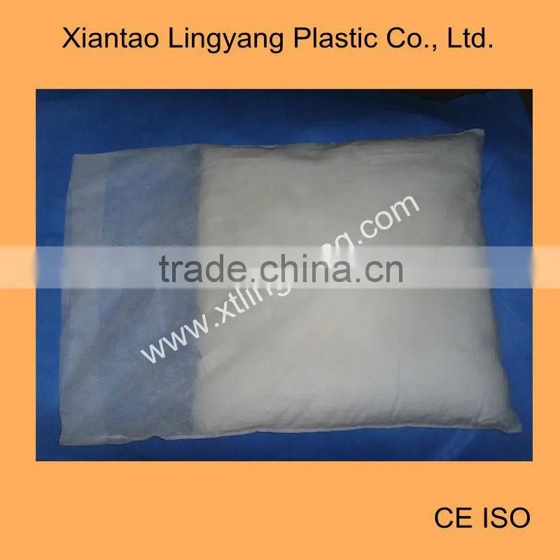 Cheap Blue Non-woven Disposable Pillow Case