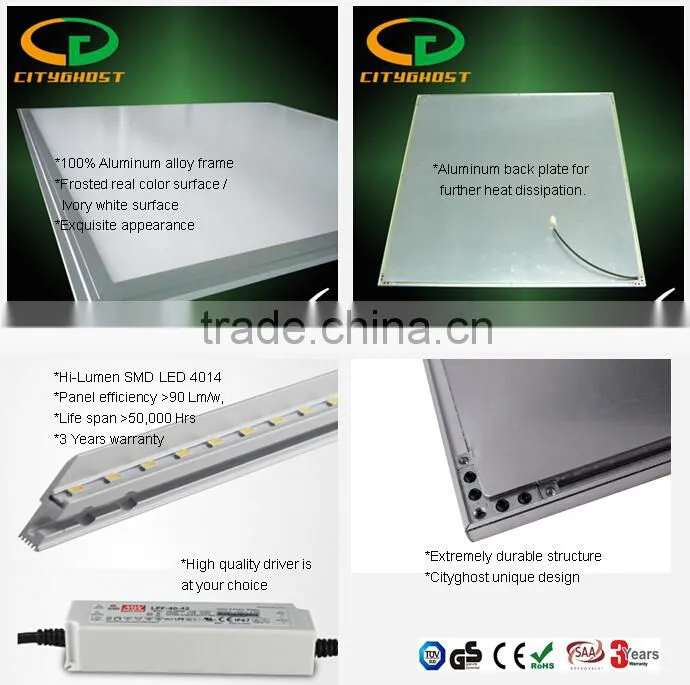 Spring recessed LED Panel Light 200x200mm 12W TUV CE GS CB RoHS SAA