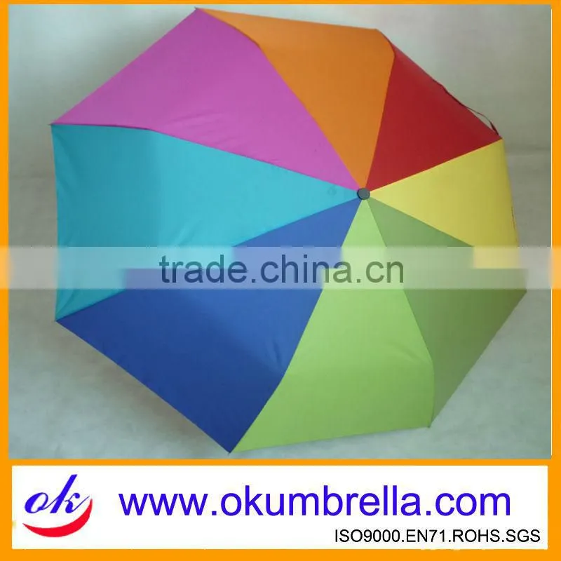 New fashion colorful folding umbrella
