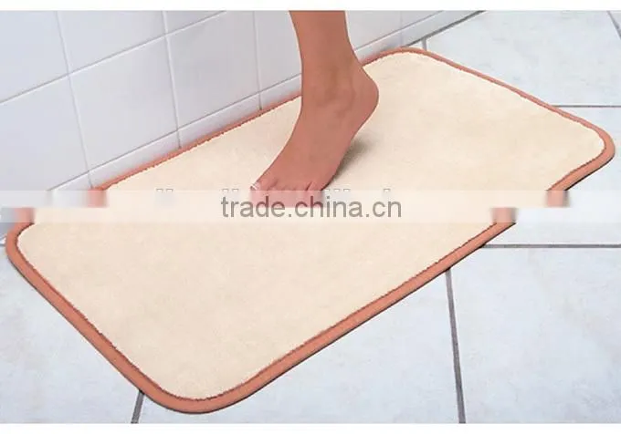 Microfiber entrance mat for bathroom mat, printed entrance mat