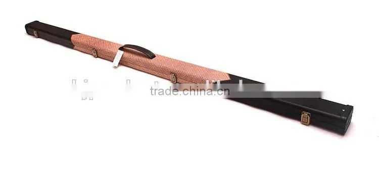 Hot sell one-pc snooker cue case patchwork leather billiard pool cue case cue bag