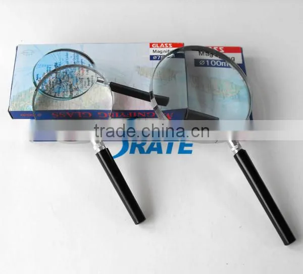 MG86047 Metal Frame Magnifying Glass With Glass Lens
