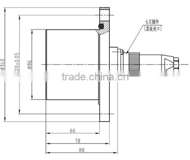 Earth pressure balance shield & tunnel boring machine pressure transmitter