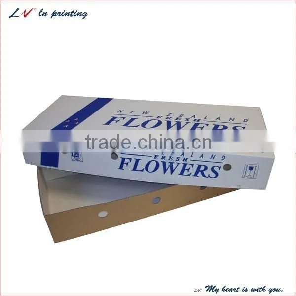 Simply design high quality cheap and portable type packaging box for flower made in shanghai