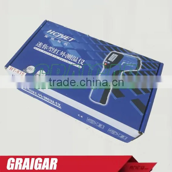 Portable laser Infrared thermometer HT-835 (-50 TO 850 Celsius degree) Celsius Fahrenheit changeable temperature meter