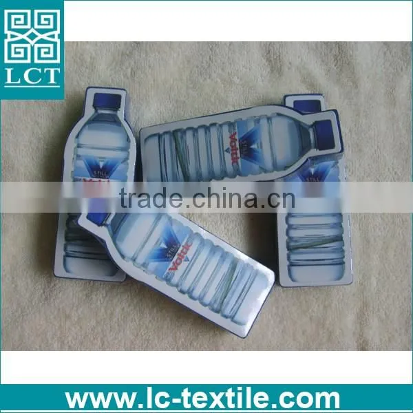 customize wine beer bottle shaped 140-180gsm cotton compressed t shirt LCTY-004