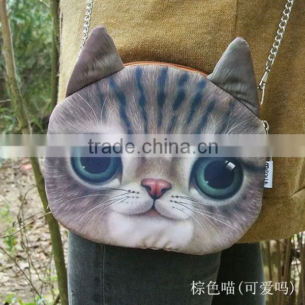 2014 Hot Sales Lovely Ladies Cathead Shoulder Bag Wholesale ZTSHB-0001