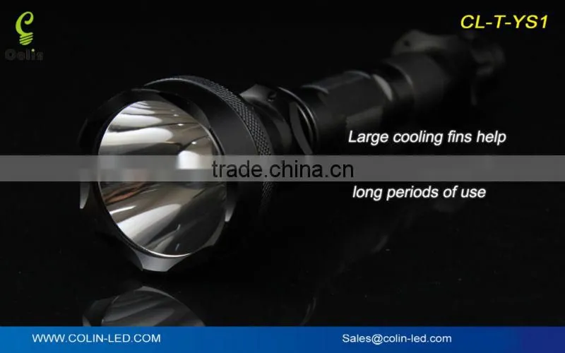 high brightness rechargeable led tactical flashlight
