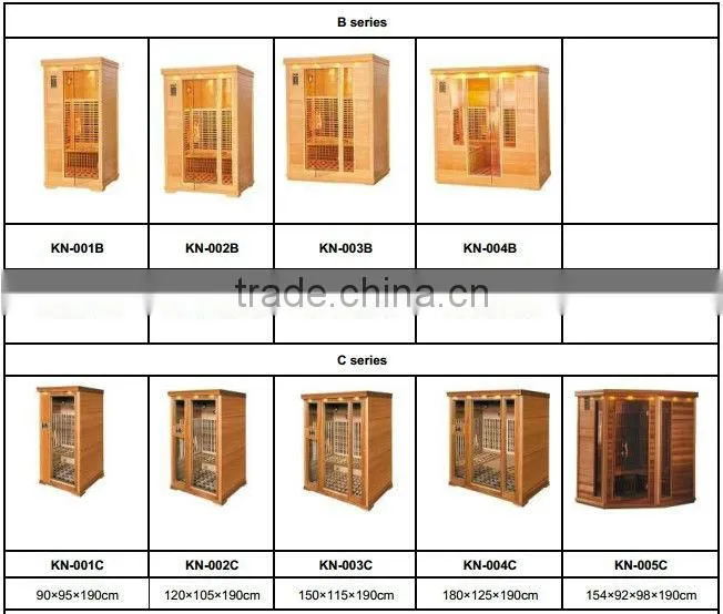 China Factory popular top selling russian sauna room with different kind of wood for choose