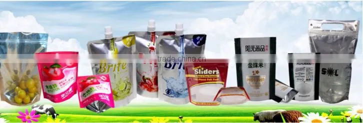 Health Food Aluminum Foil Packaging Bags/Stand up Pouch with zipper for food