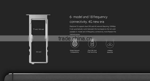 Elephone S3 4G Smartphone 5.2 inch Bezel-less 2.5D Arc FHD Incell Screen Android 6.0 MTK6753 64bit Octa Core 1.3GHz 3GB RAM 16GB