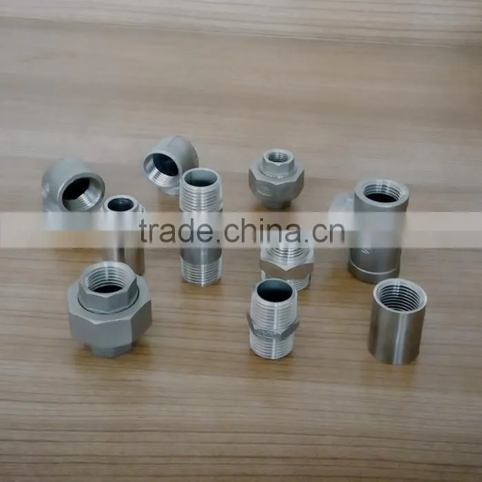 Hex Nipple 1/2" Male x 1/2" Male 304 Stainless Steel Threaded Pipe Fitting