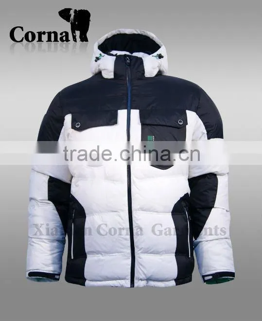 Newest ski jacket multiple waterproof outside pockets sports wear brands