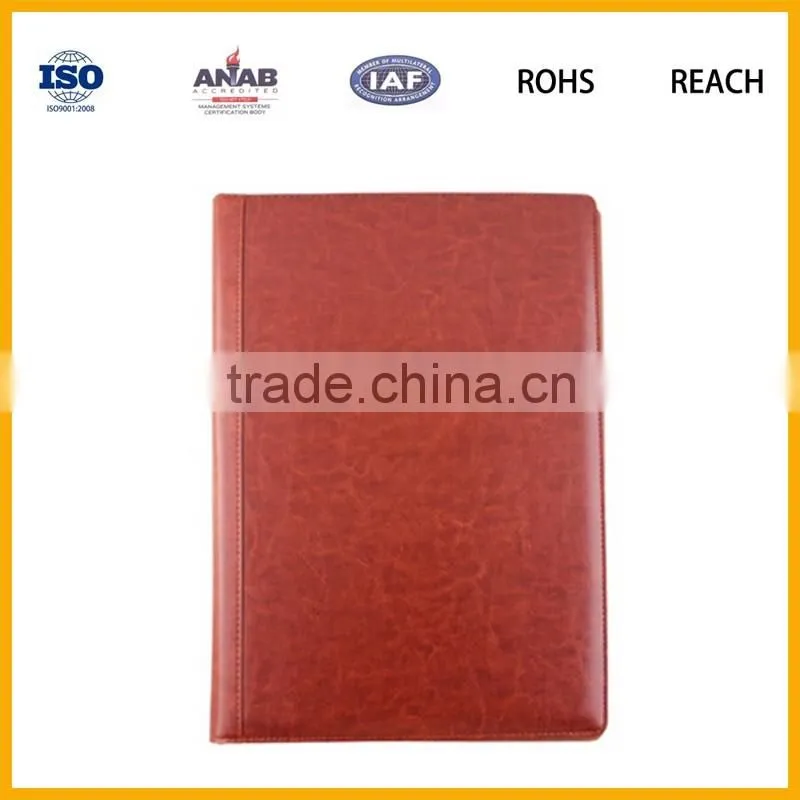 Black Executive PadFolio Case with Notepad Holder and Pockets for iPad