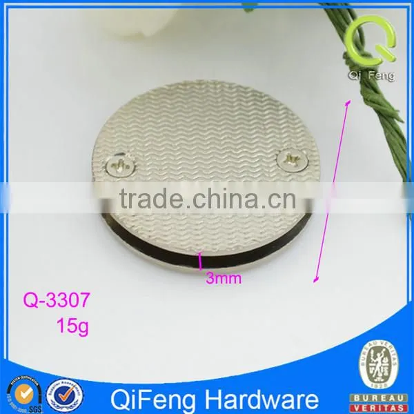 be spoke zinc alloy logo plate for bag