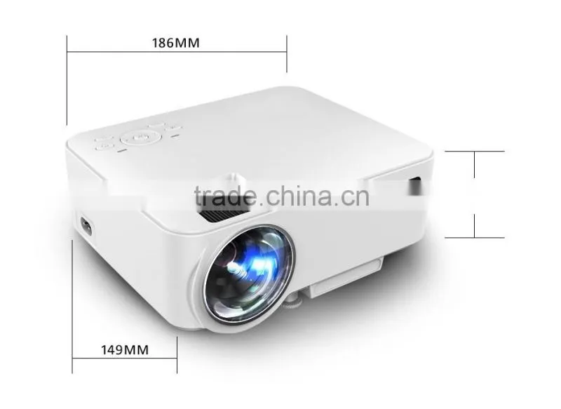 2016 Luxcine Mini portable cheap LED video projector 1080P